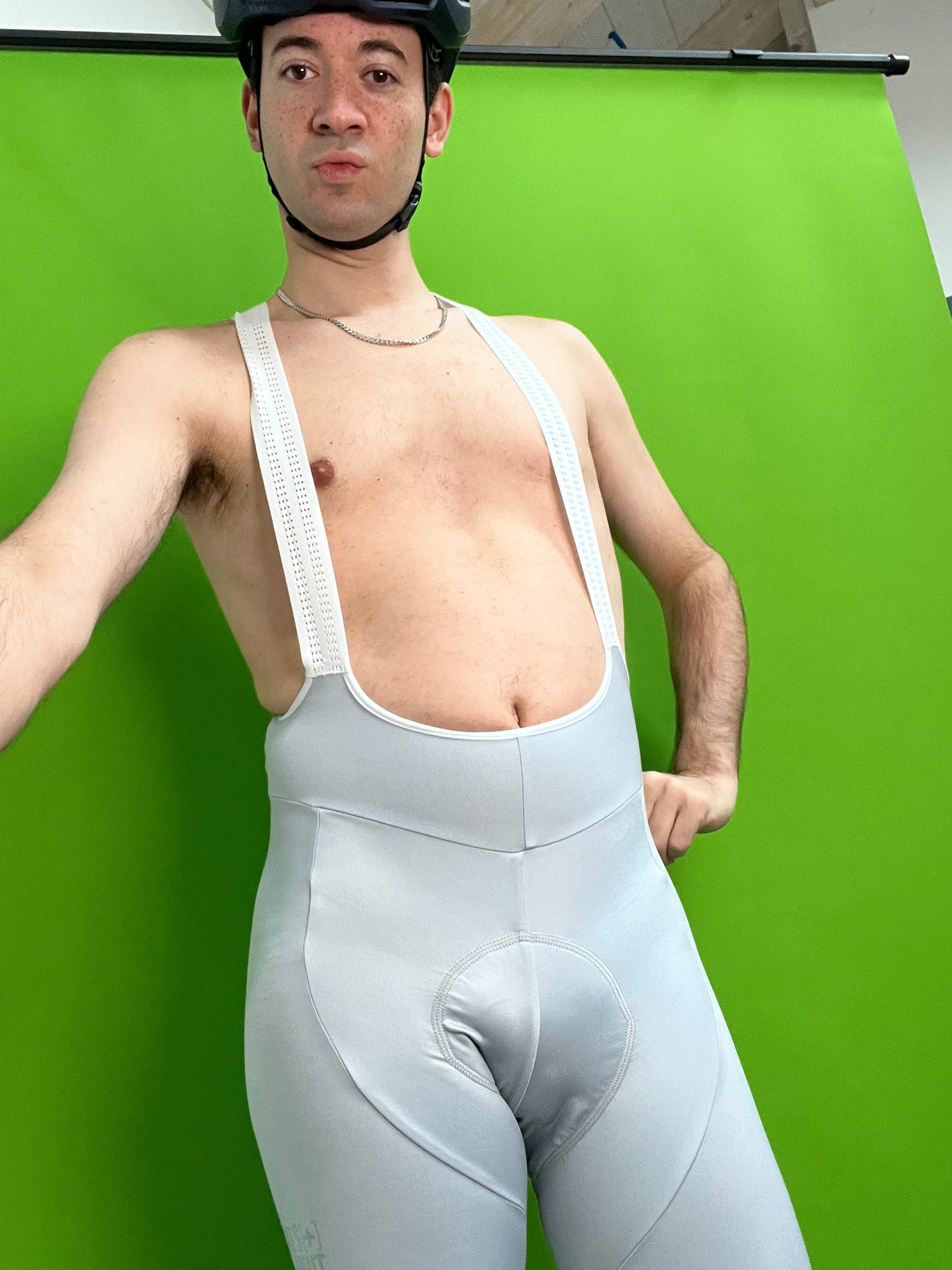 Grey Morelife bib shorts