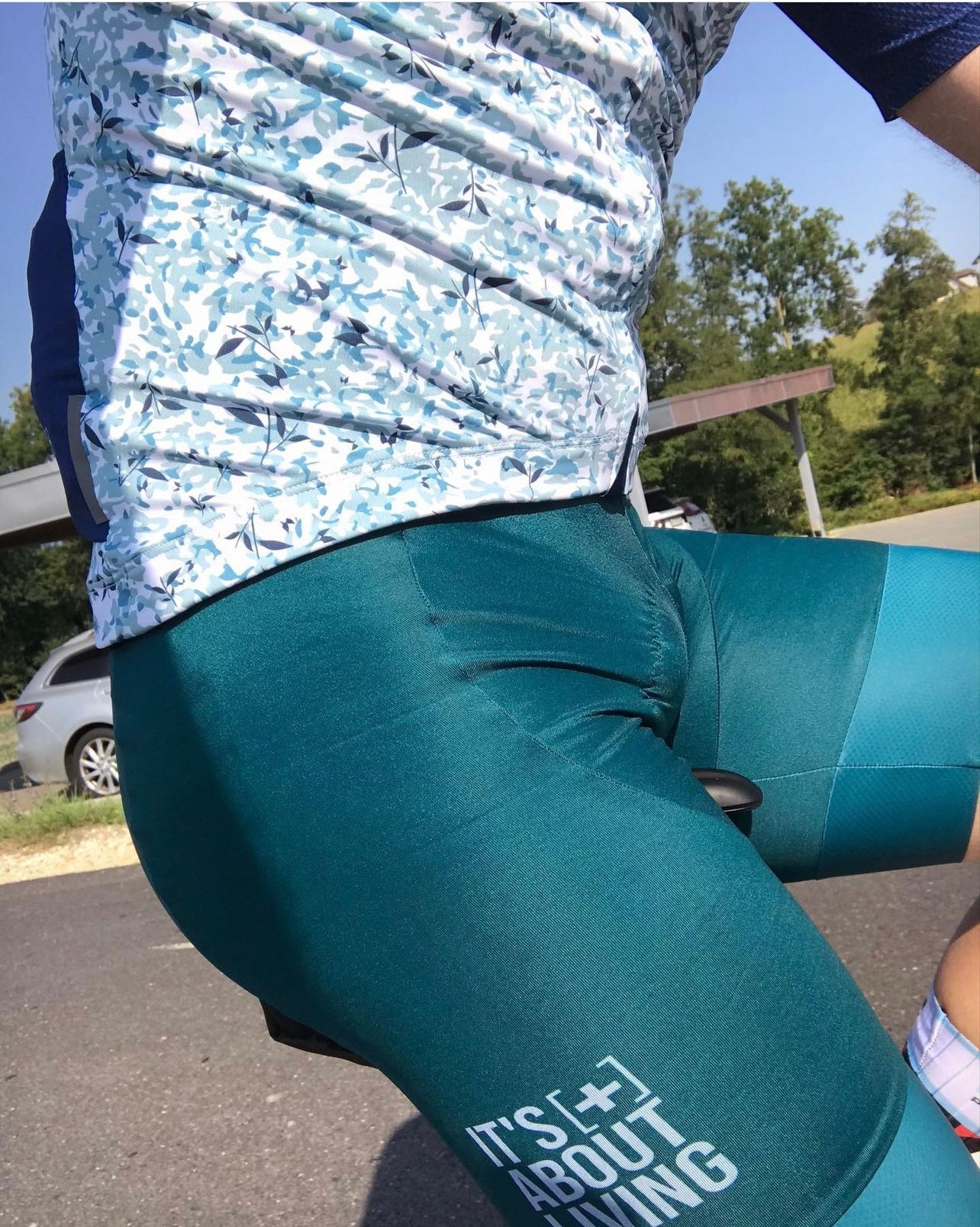 Green Morelife bib shorts