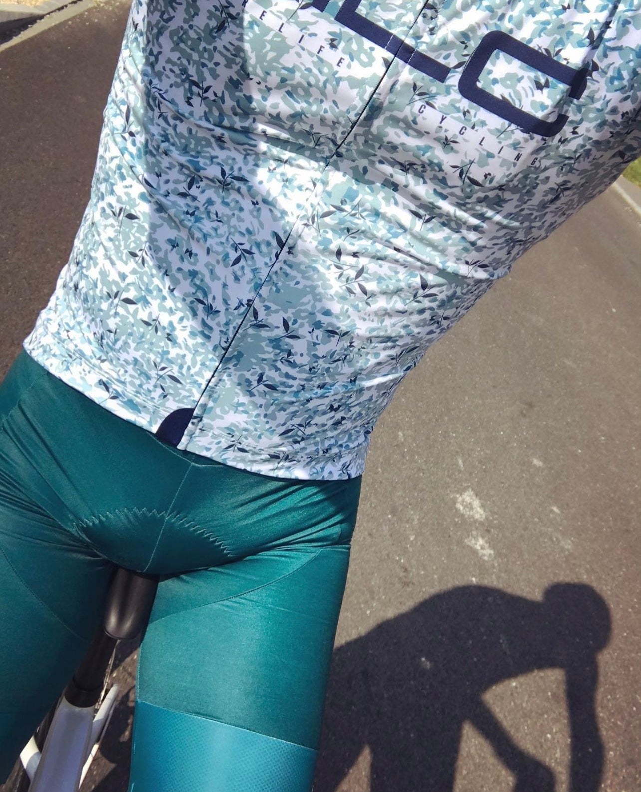 Green Morelife bib shorts