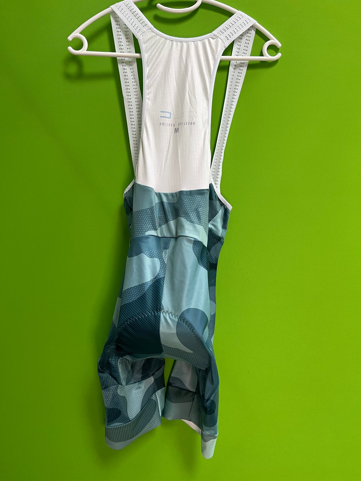 Green Camo Morelife bib shorts